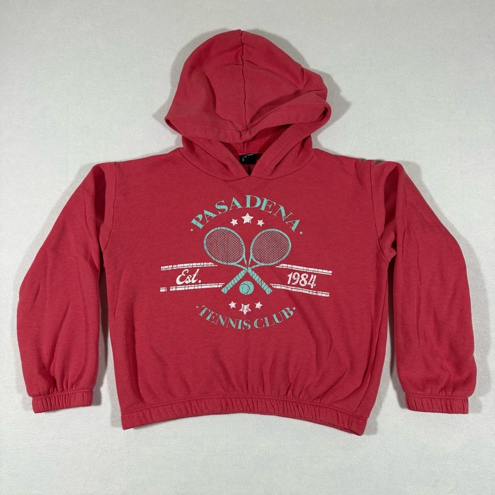 Art Class Girls’ Pasadena Tennis Club Crop Hoodie Size L 10/12